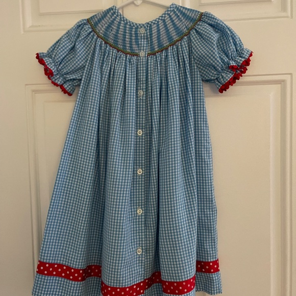 School smocked dress - Picture 11 of 14